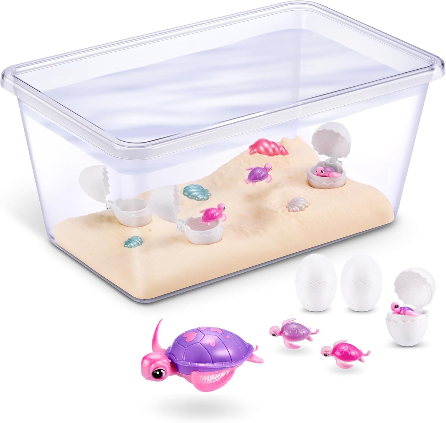 Pets Alive Mama Turtle Surprise de ZURU, Juguete Robot de Tortuga Mascota
