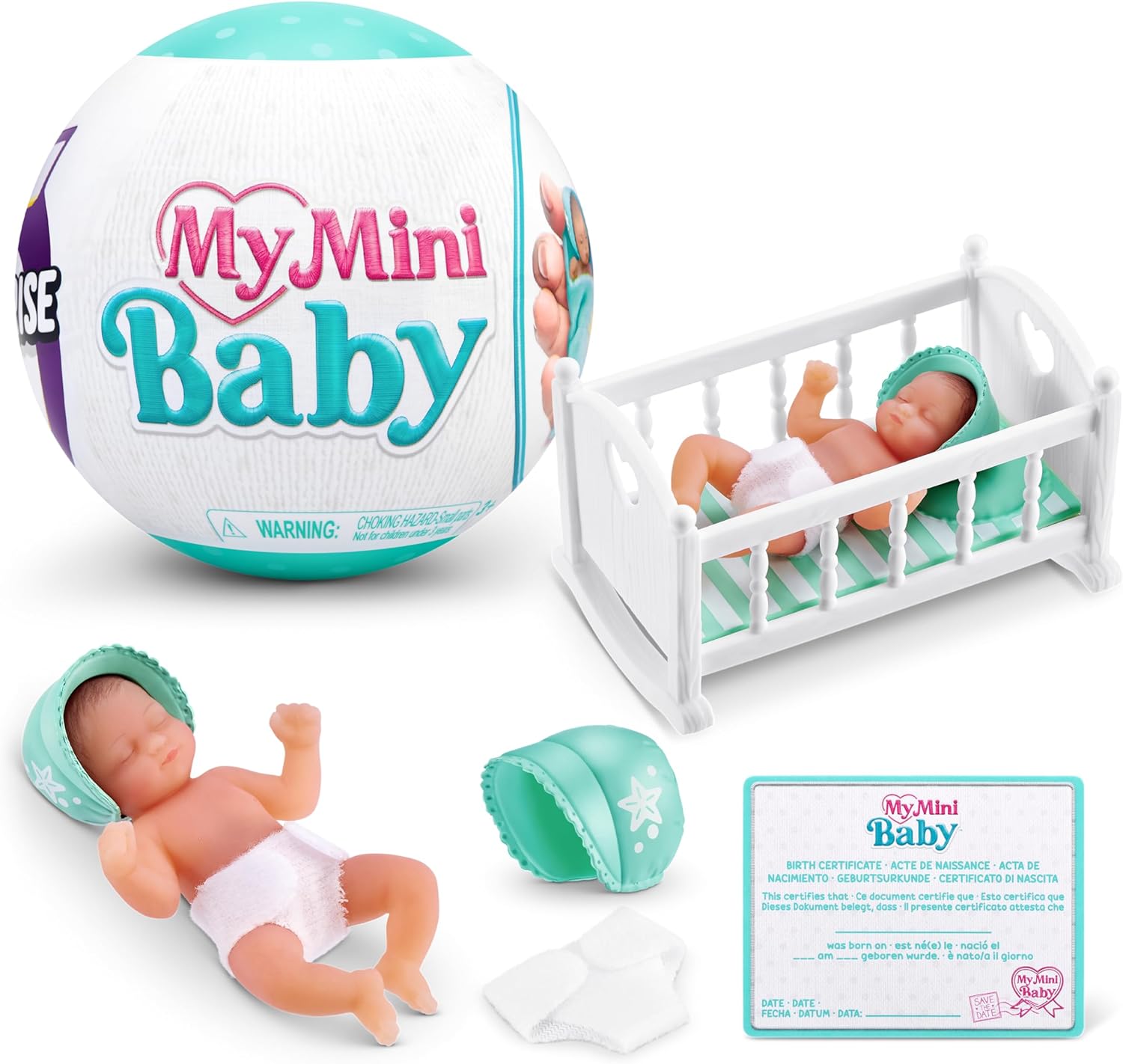 5 SURPRISE My Mini Baby Series 1, Single Capsule Juguete, Color