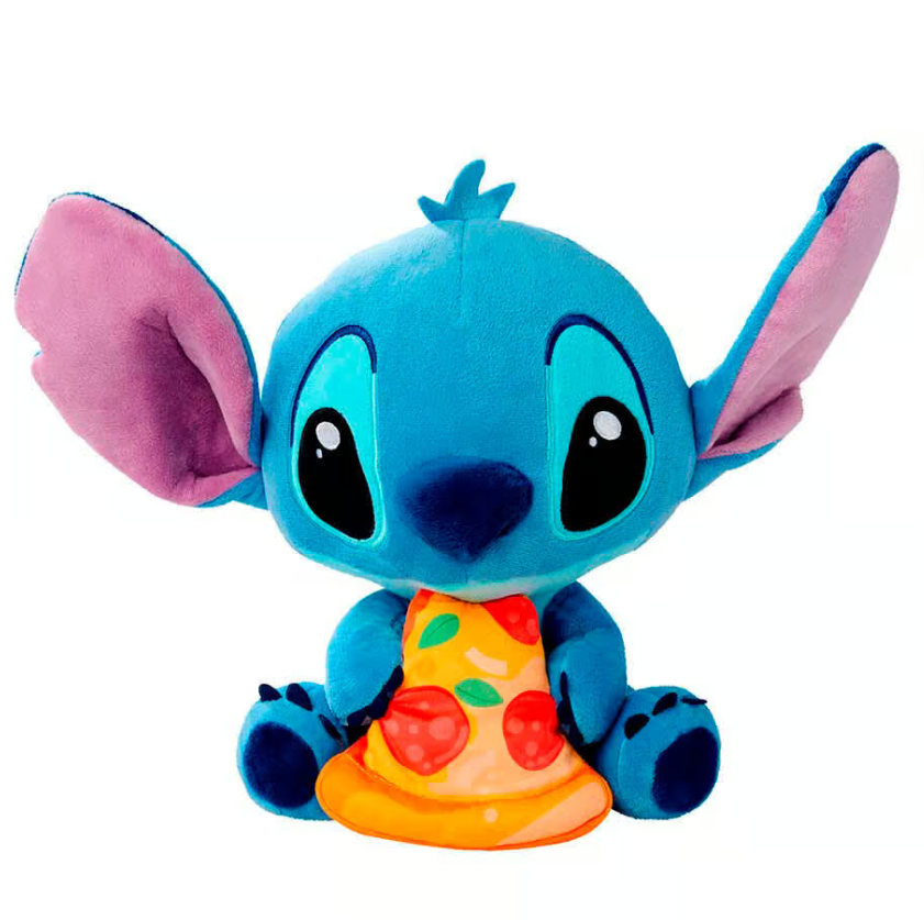 Peluche stitch con Pizza 25cm